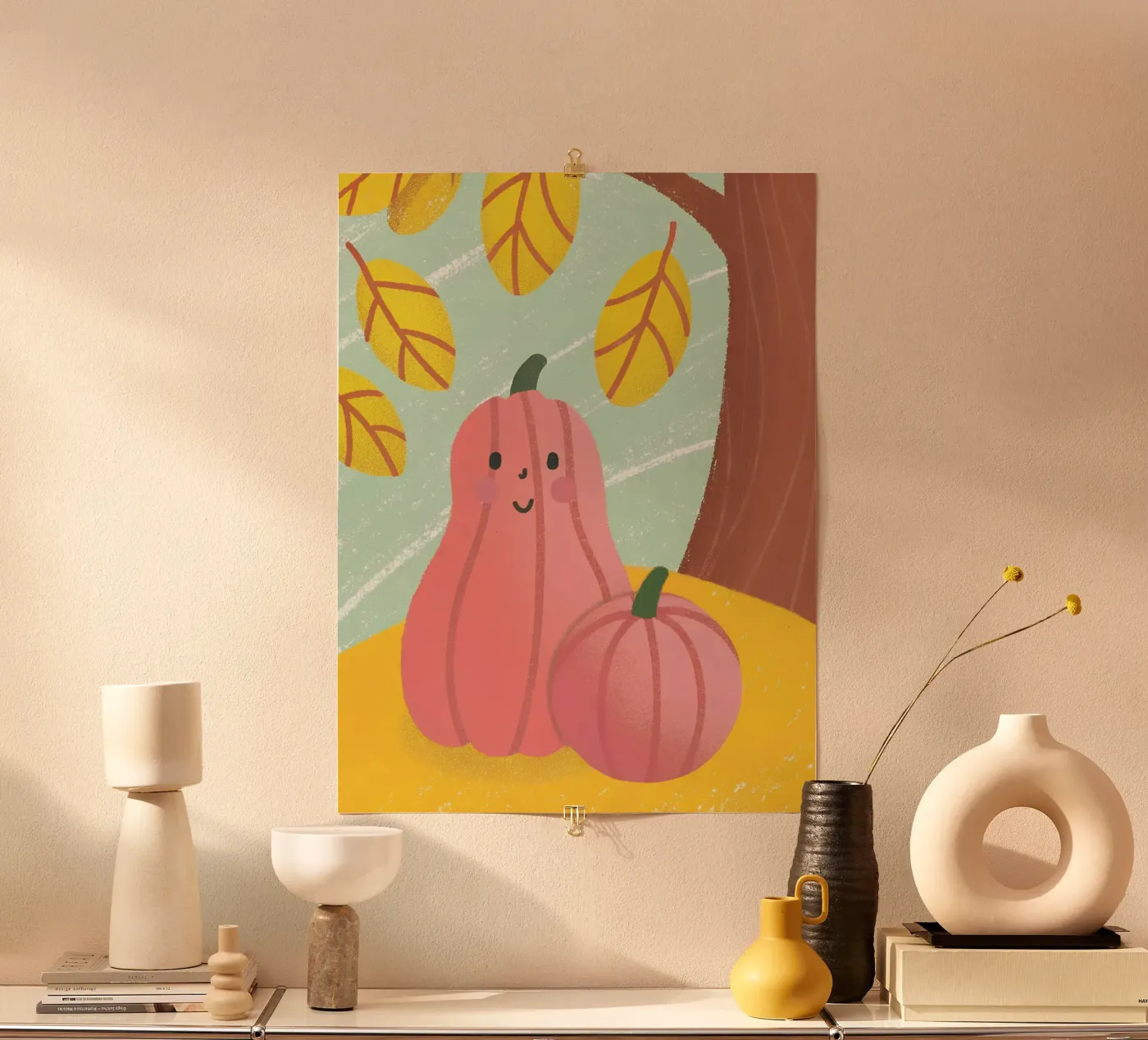 Cute Pumpkin poster by LOYAL SHOP