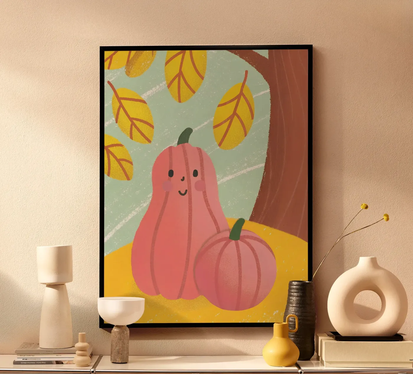 Cute Pumpkin poster by LOYAL SHOP