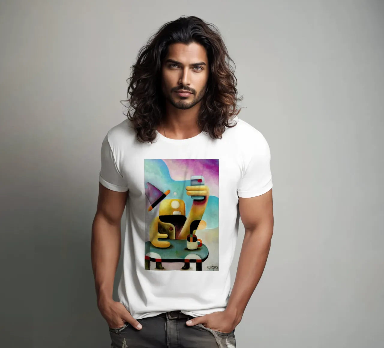 Garçon du Wifi ! t-shirt da Antony Squizzato
