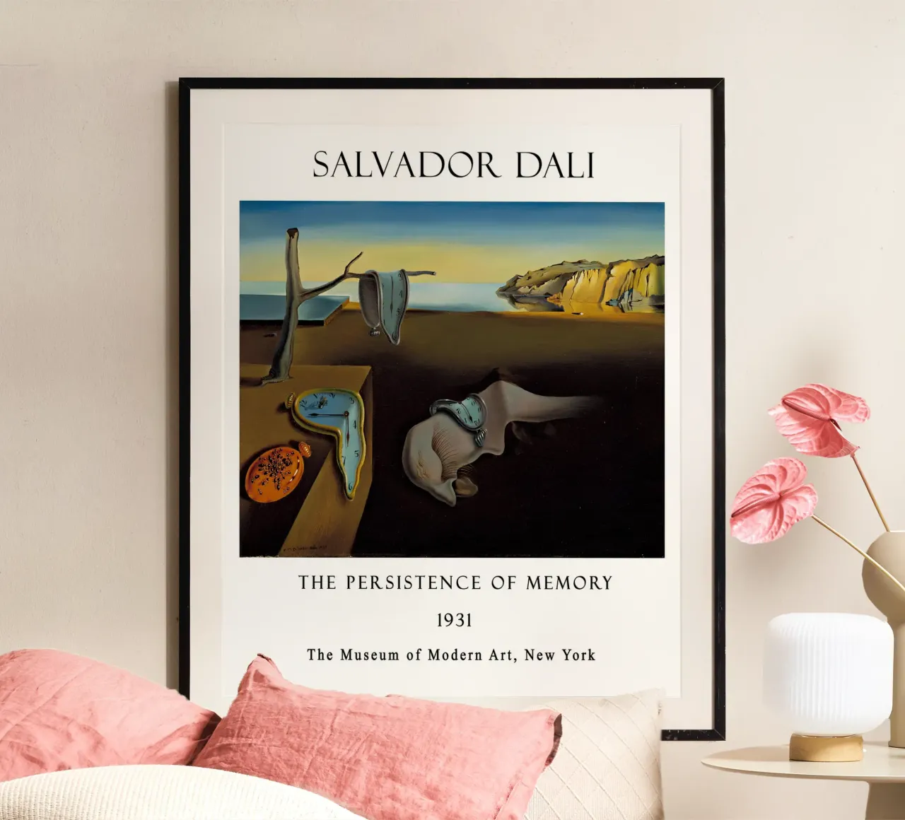 Dalí's Persistence of Memory Melting Clocks Print poster by MyMuseum