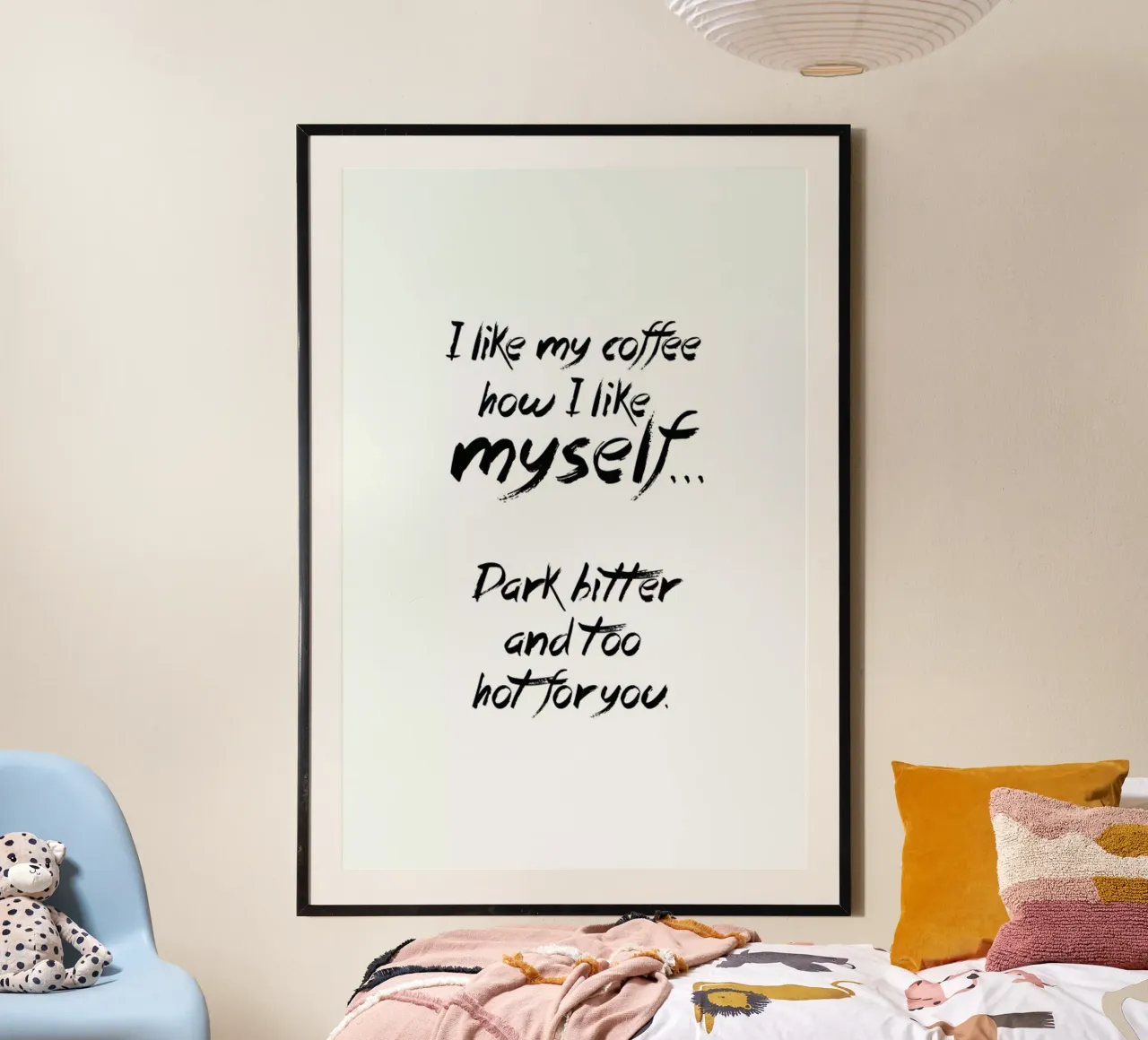 Coffee poster con telaio in plastica da FUNKE Lifestyle GmbH