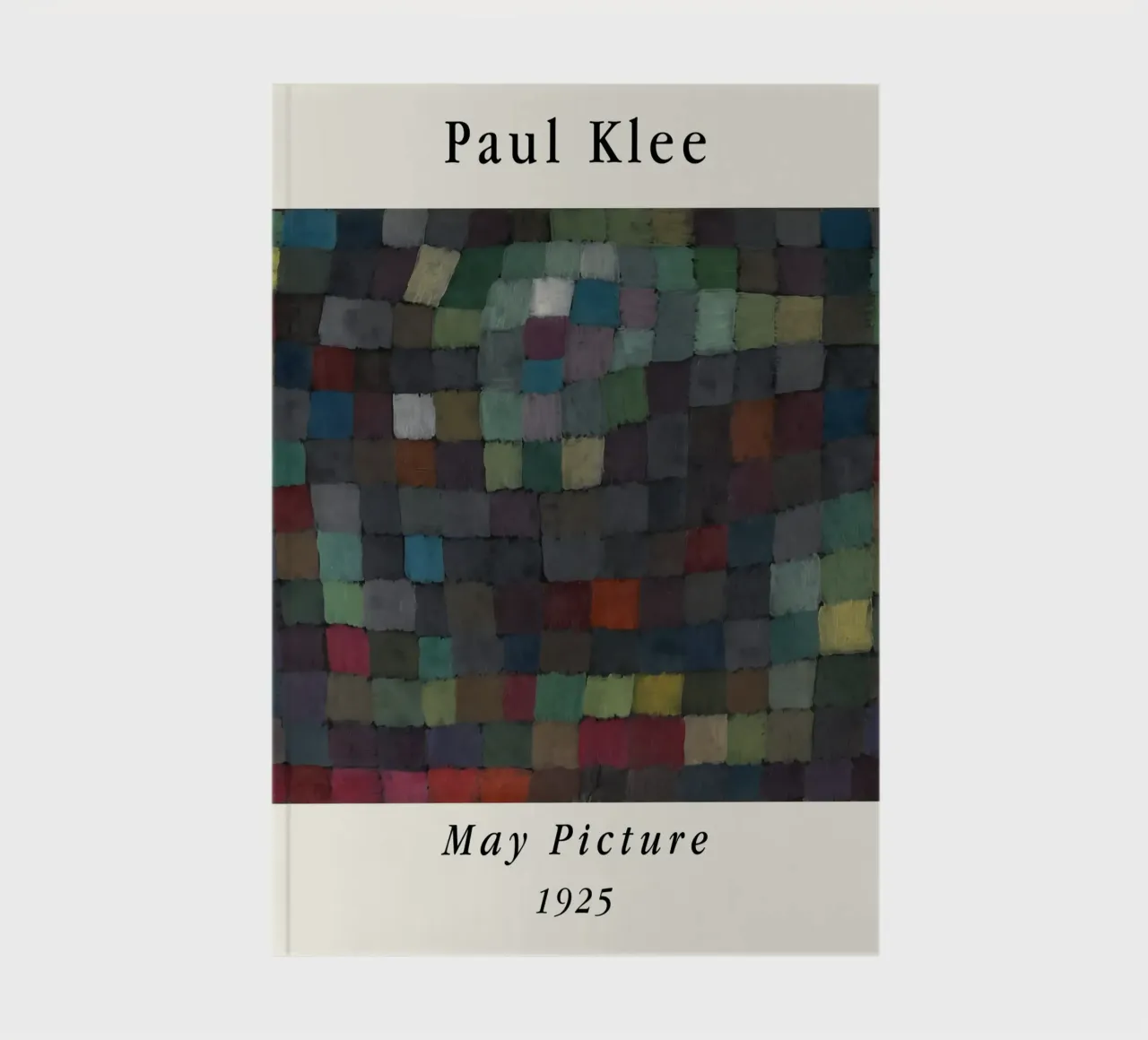 Paul Klee Colorful Abstract Modernist Pattern Print notebook by MyMuseum