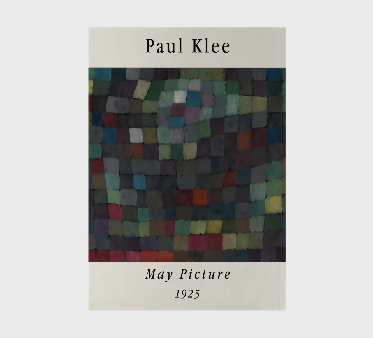 Paul Klee Colorful Abstract Modernist Pattern Print notebook by MyMuseum
