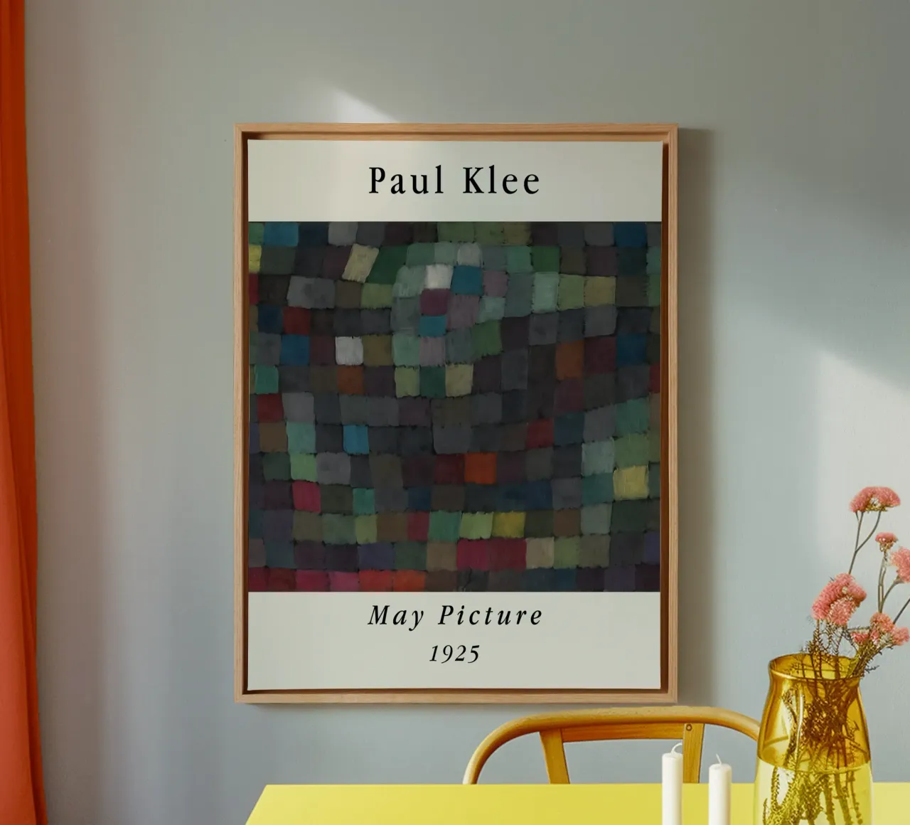 Paul Klee Colorful Abstract Modernist Pattern Print canvas by MyMuseum