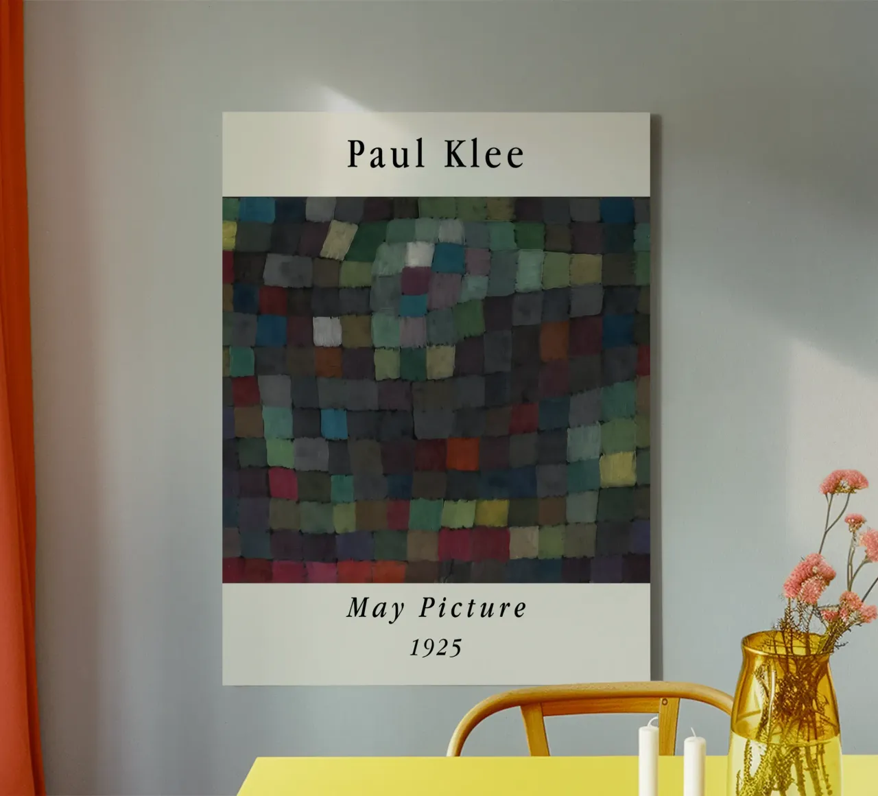 Paul Klee Colorful Abstract Modernist Pattern Print canvas by MyMuseum