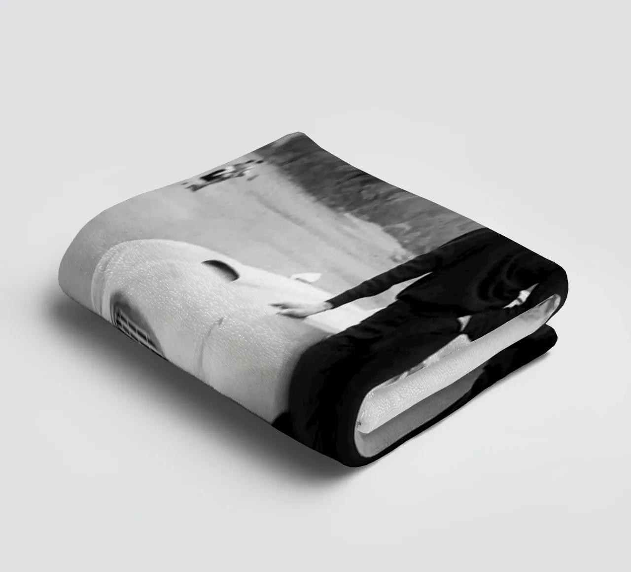 Man met oldtimer badhanddoek van Shiva Shops