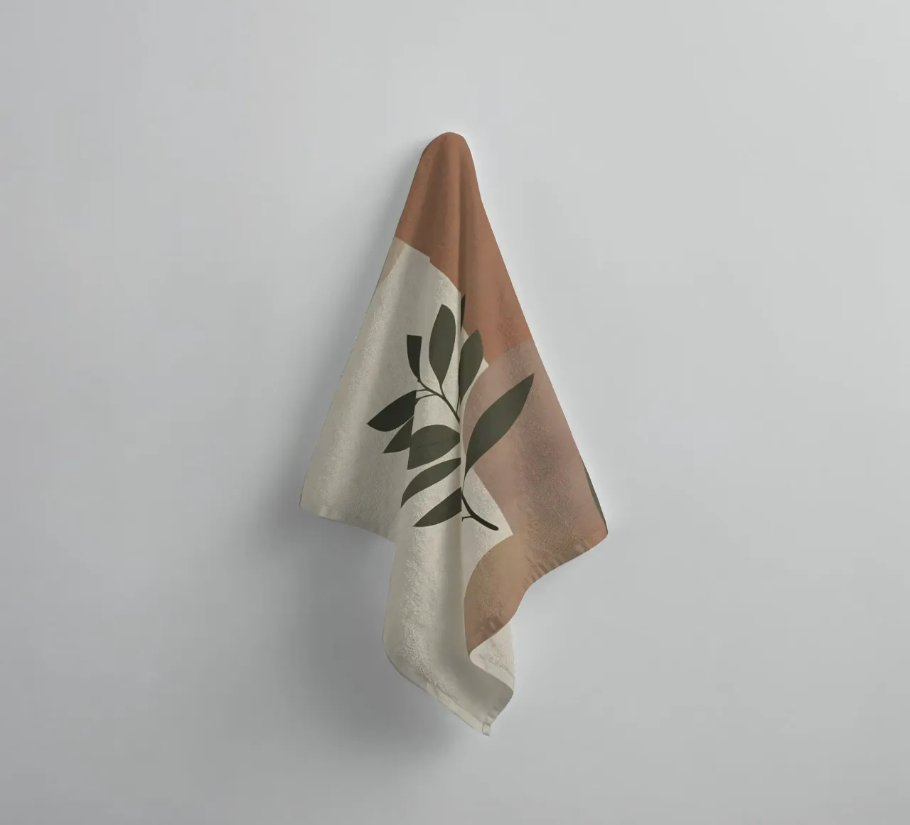 Leafy Simplicity towel by Bloom And Brush