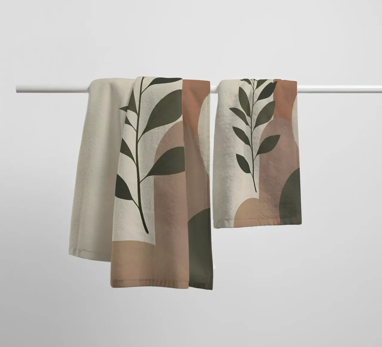 Leafy Simplicity towel by Bloom And Brush