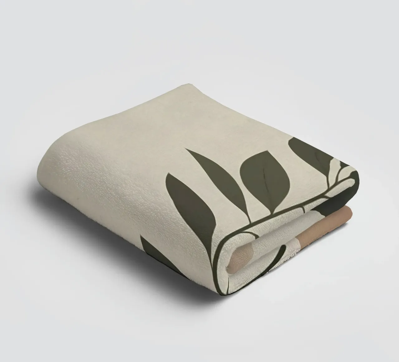 Leafy Simplicity towel by Bloom And Brush