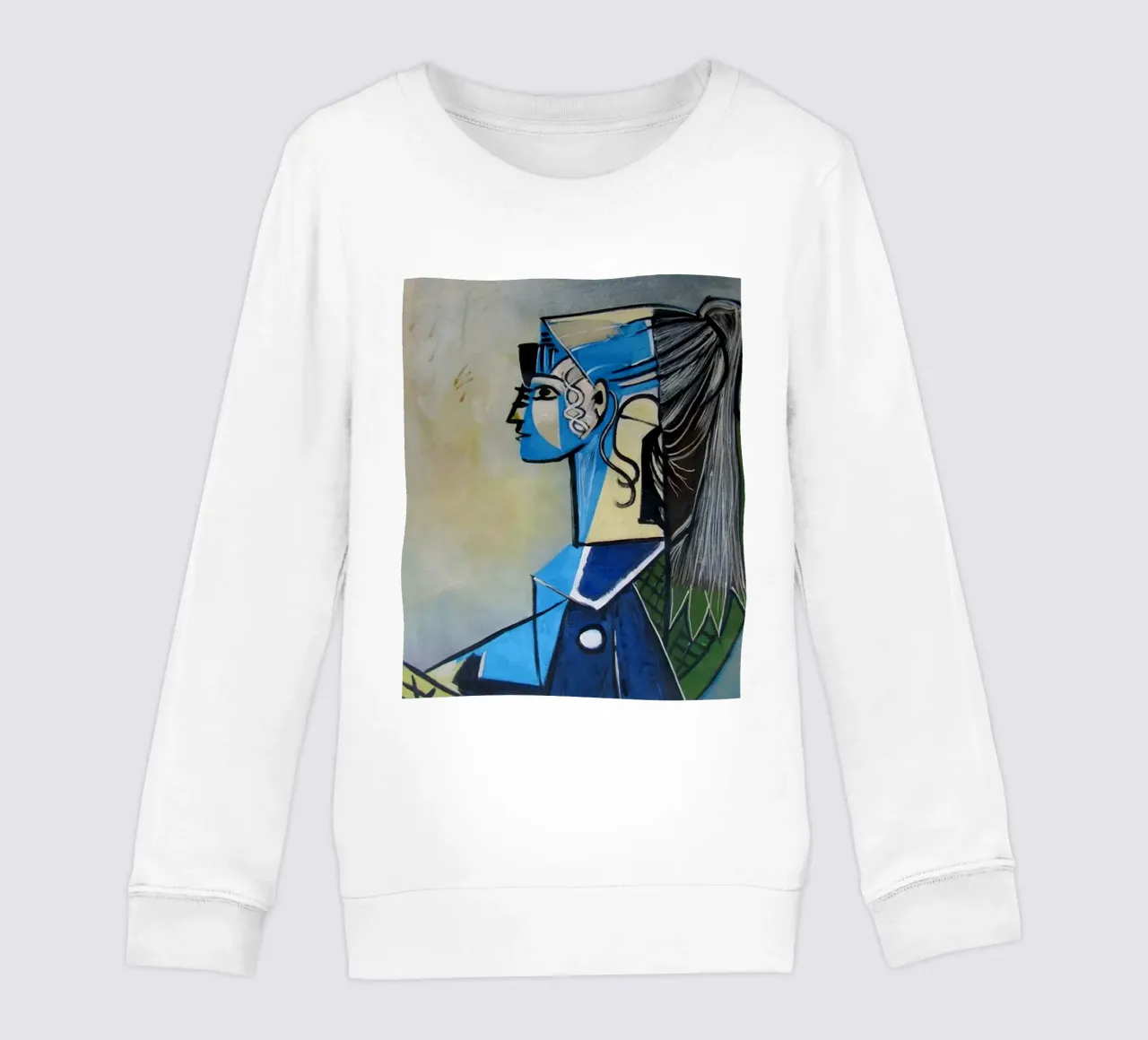 donna in abito blu felpa bambino da eternal nino