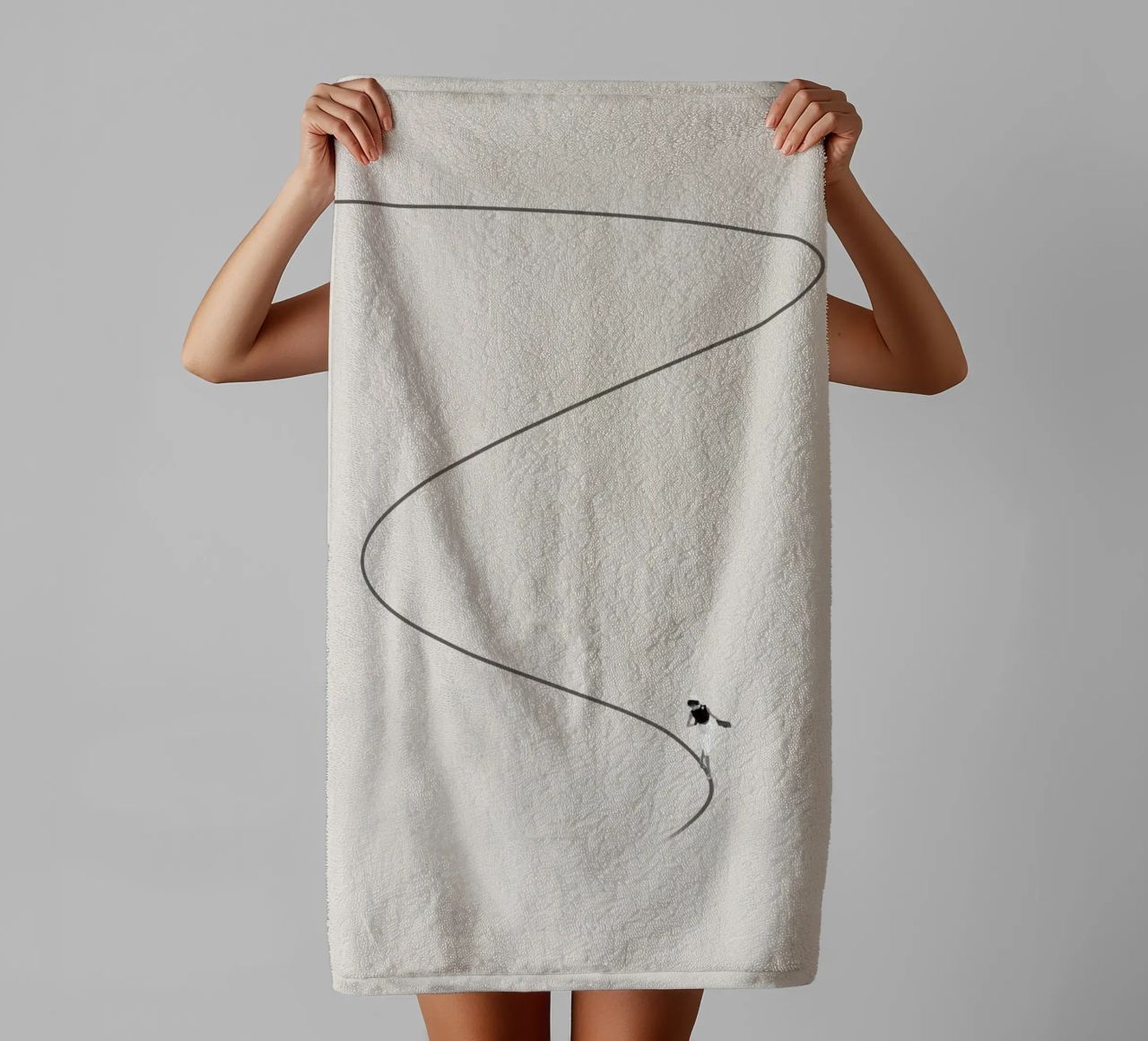 In need of Guidance 2 towel by Maarten Léon