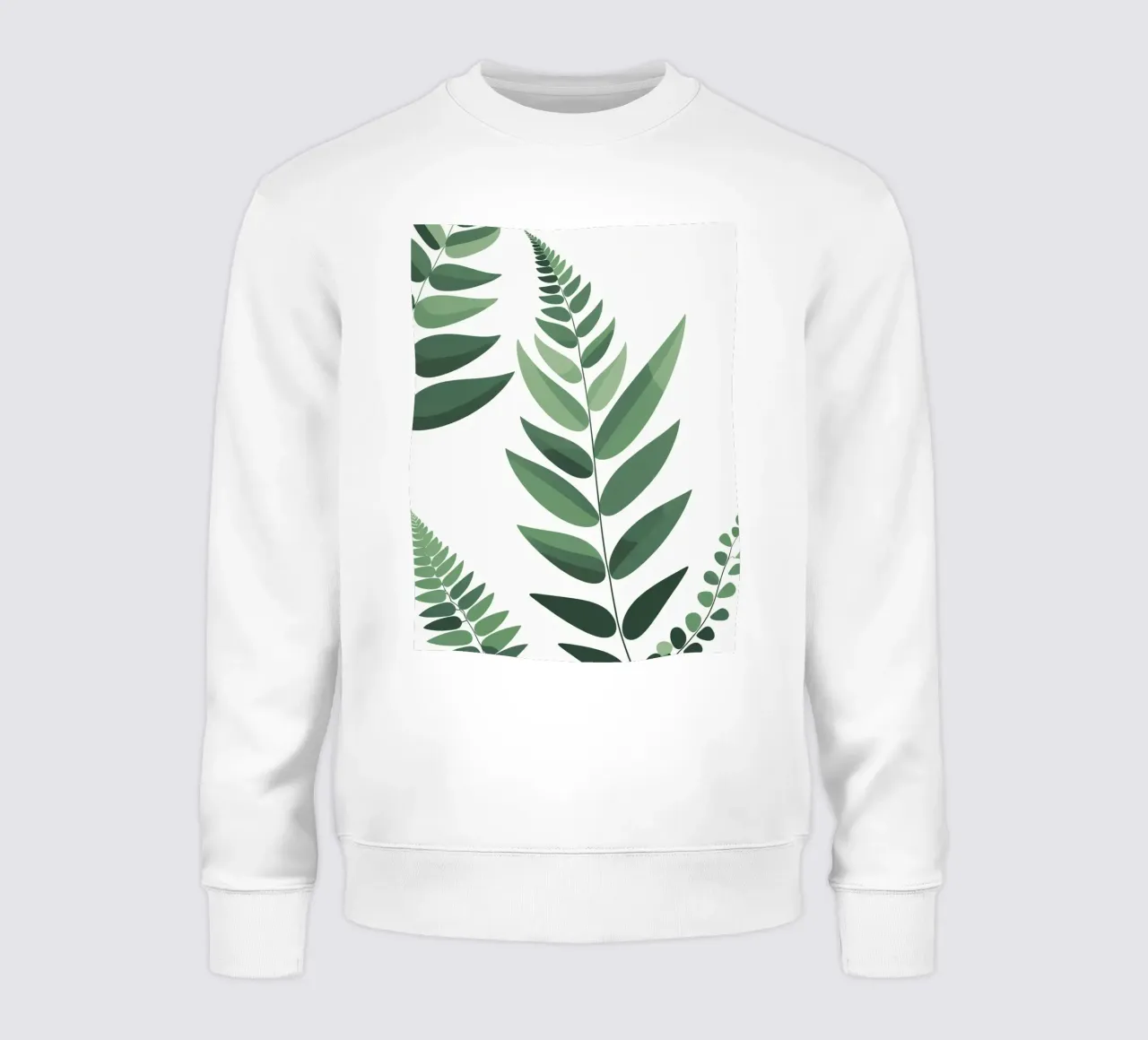 Forma astratta di felce geometrica felpa da Botanical Gallery