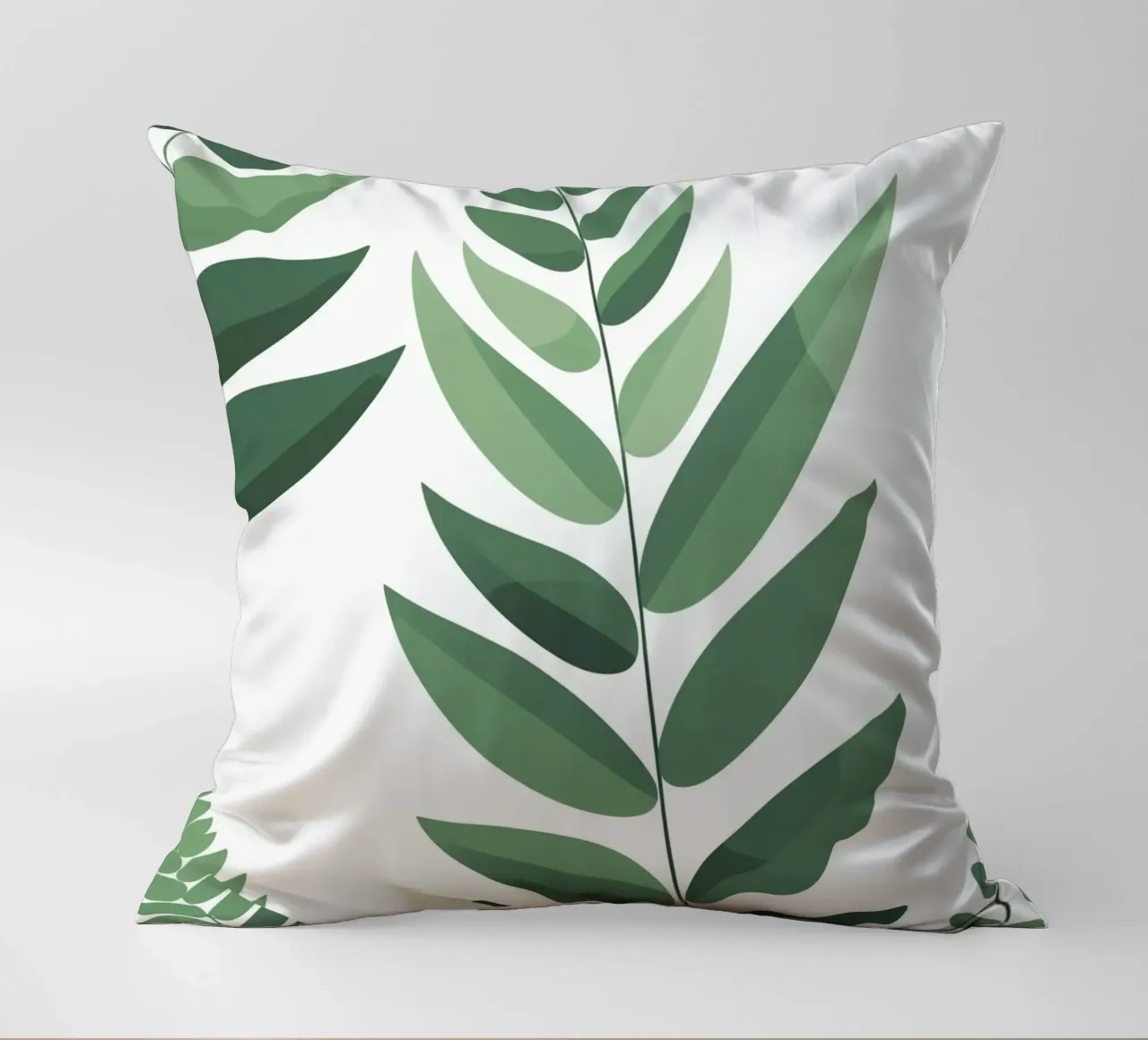 Forma astratta di felce geometrica cuscino da Botanical Gallery
