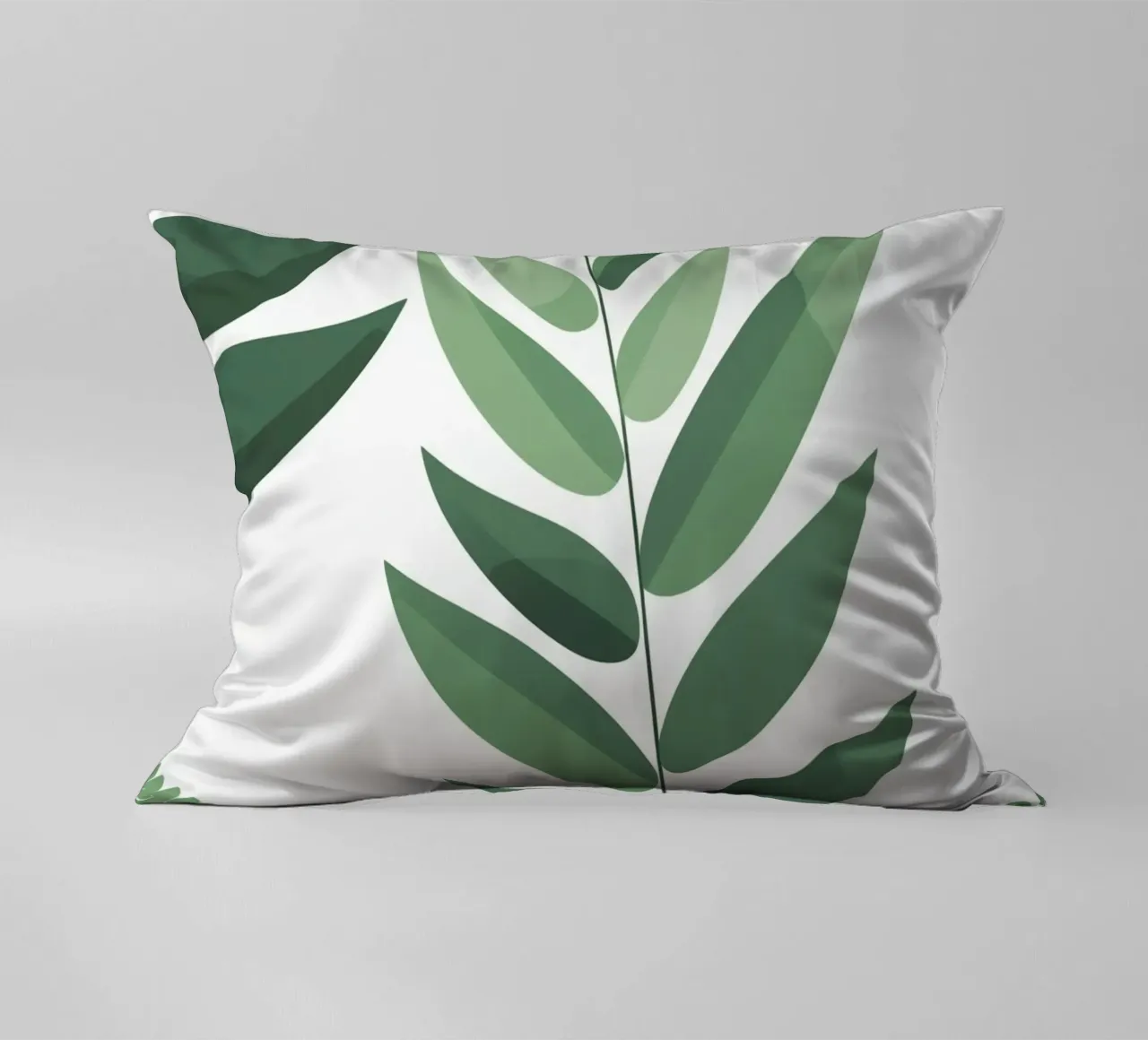 Forma astratta di felce geometrica cuscino da Botanical Gallery