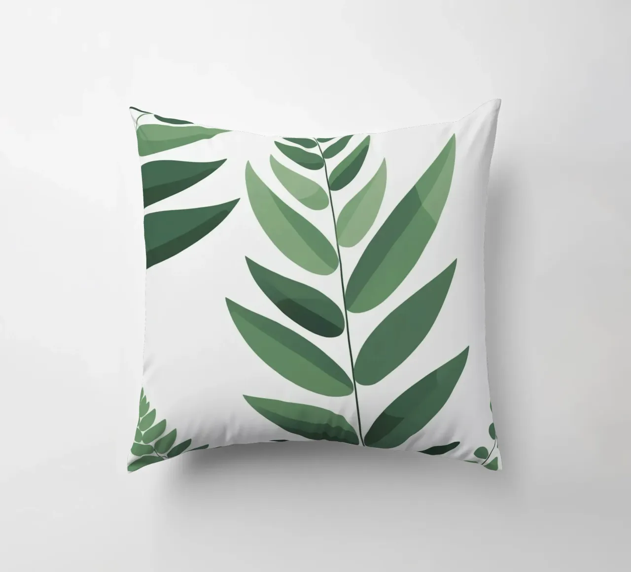 Forma astratta di felce geometrica cuscino da Botanical Gallery