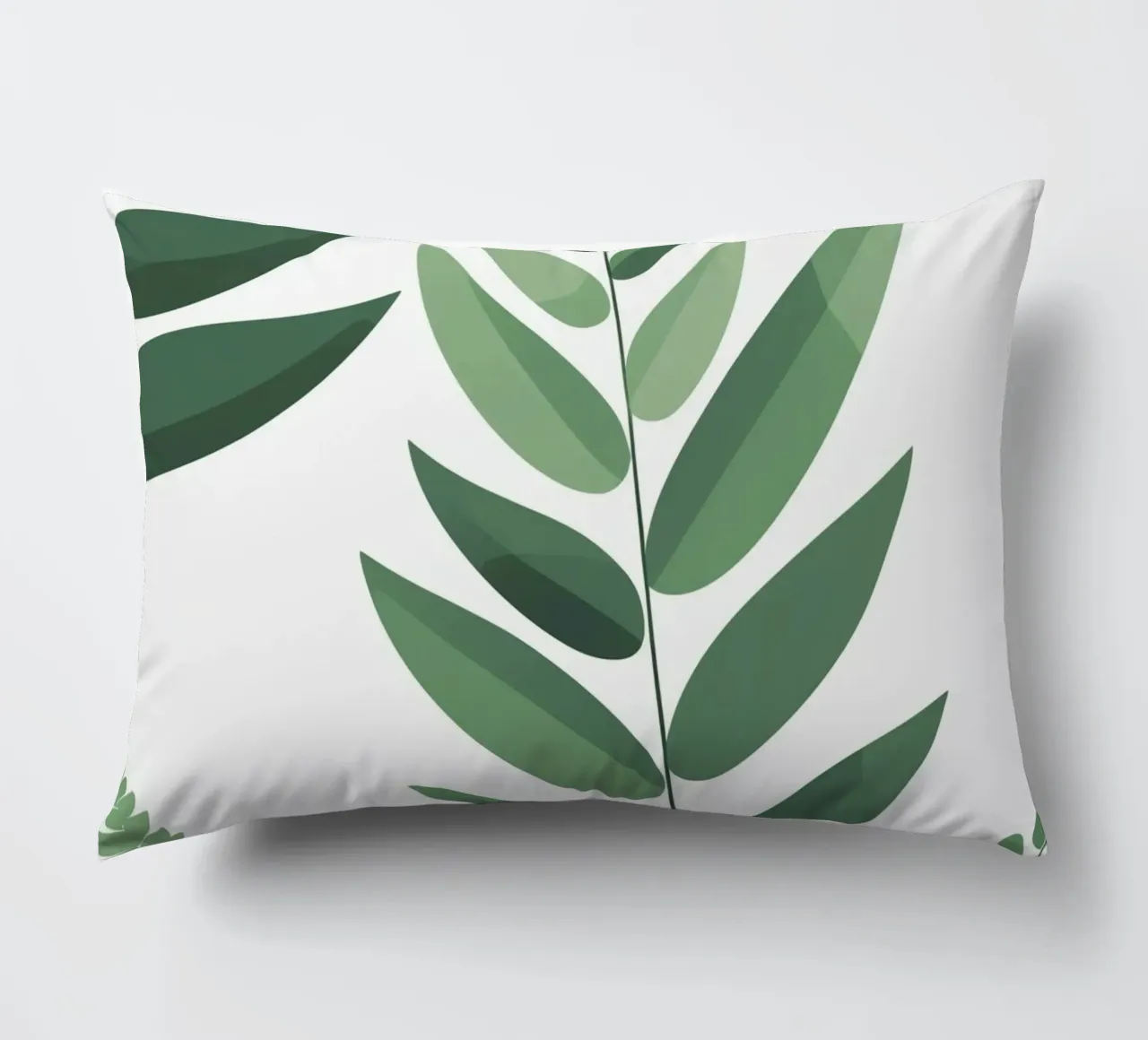Forma astratta di felce geometrica cuscino da Botanical Gallery