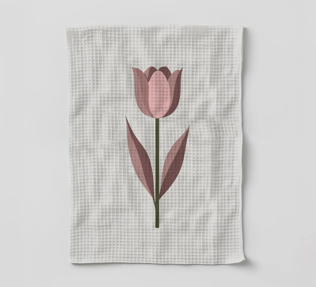 Silhouette de tulipe simple torchon de Botanical Gallery