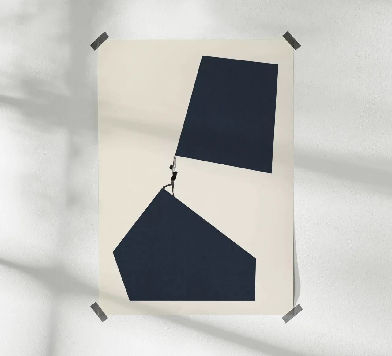 Reaching Higher poster by Maarten Léon