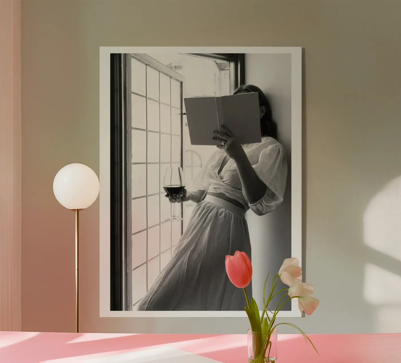 Reading Time Acryl-Glas von blacsteel