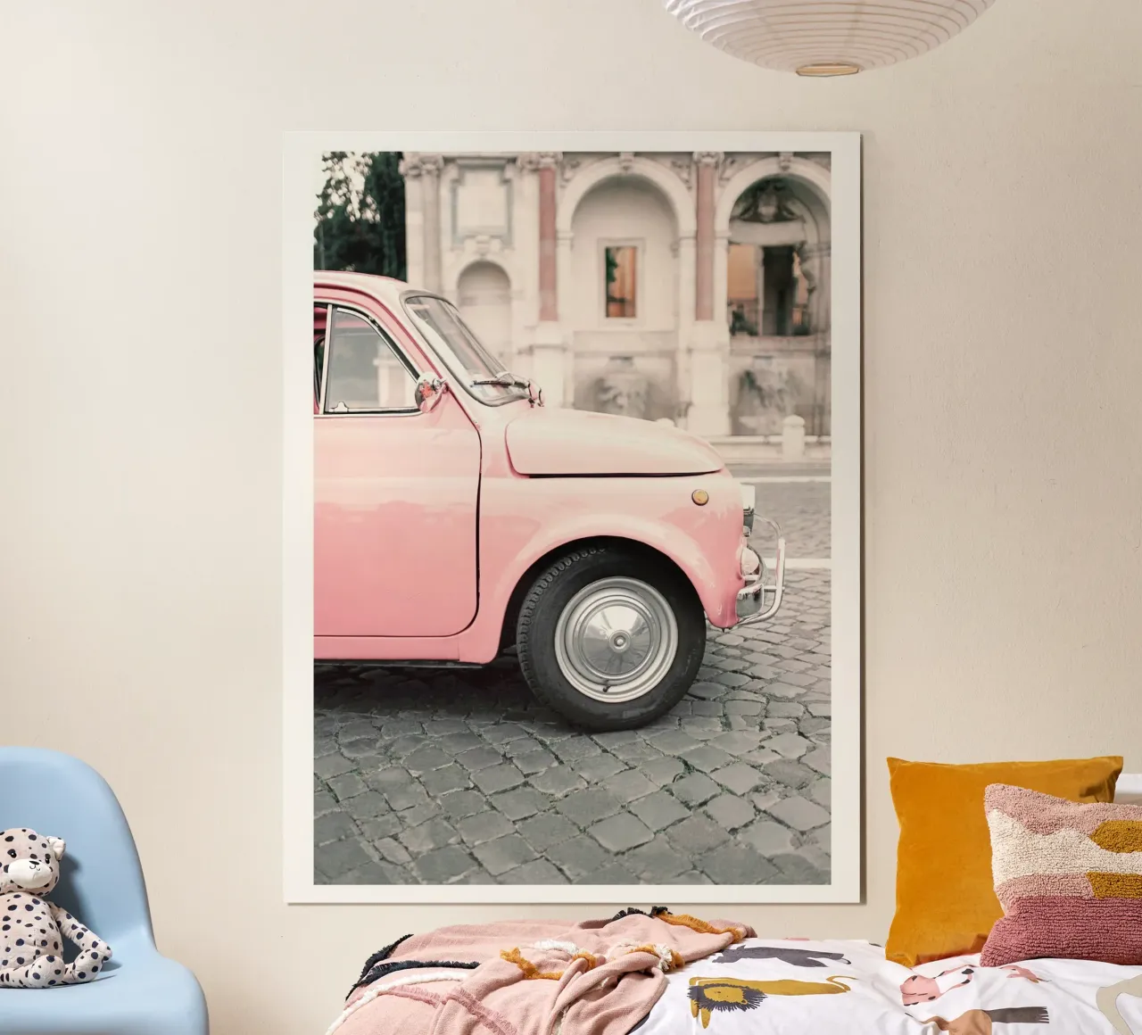 Auto rosa poster da blacsteel