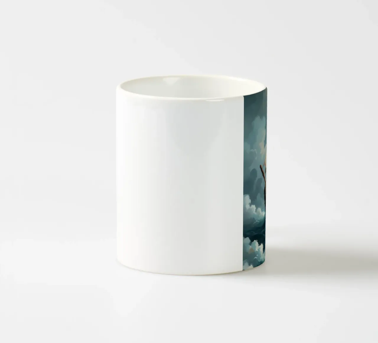 Galeone che naviga in mare aperto tazza in ceramica da DesignDoodle