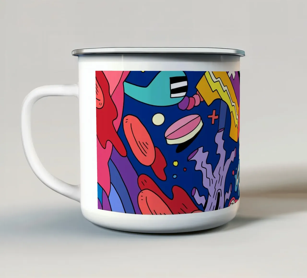 Travel tazza in smalto da aryamularama