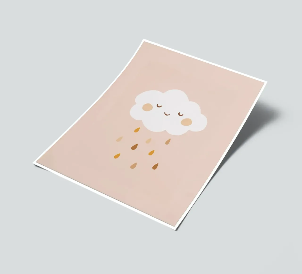Smiling Cloud sticker sheet by Panait Ivascu