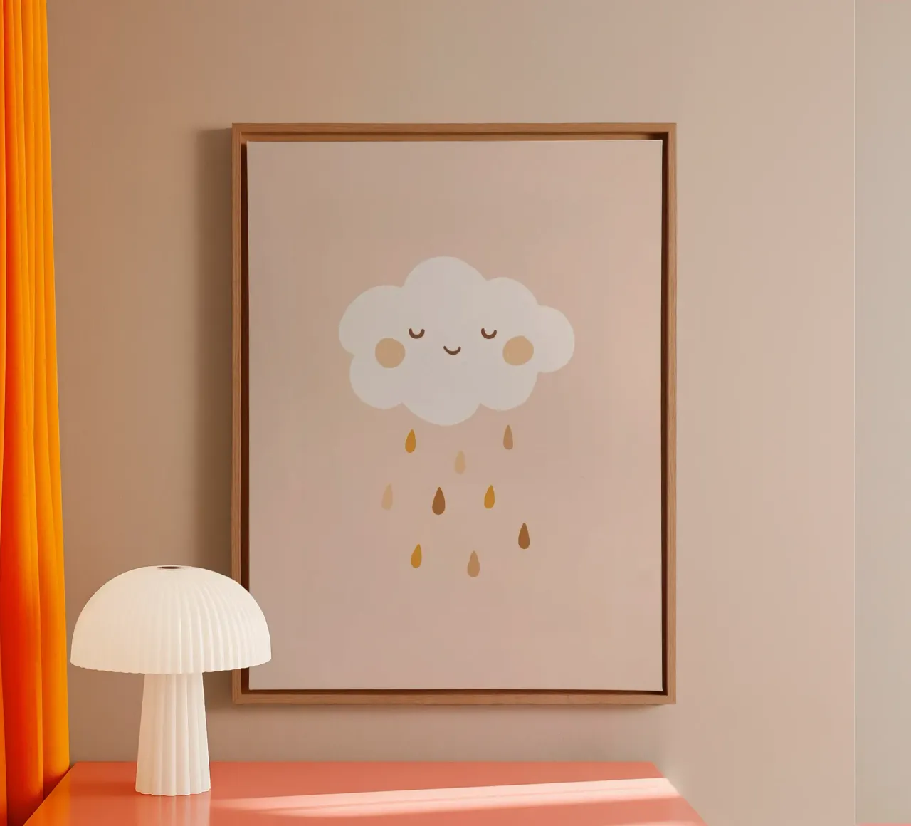 Smiling Cloud canvas by Panait Ivascu