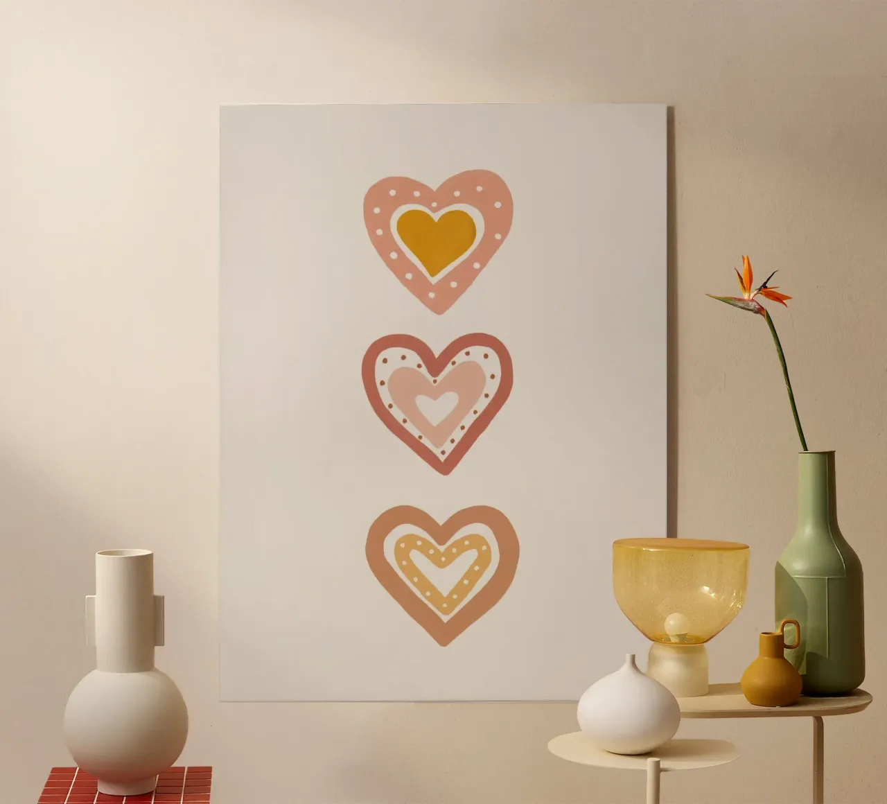 Herzen Acryl-Glas von Panait Ivascu