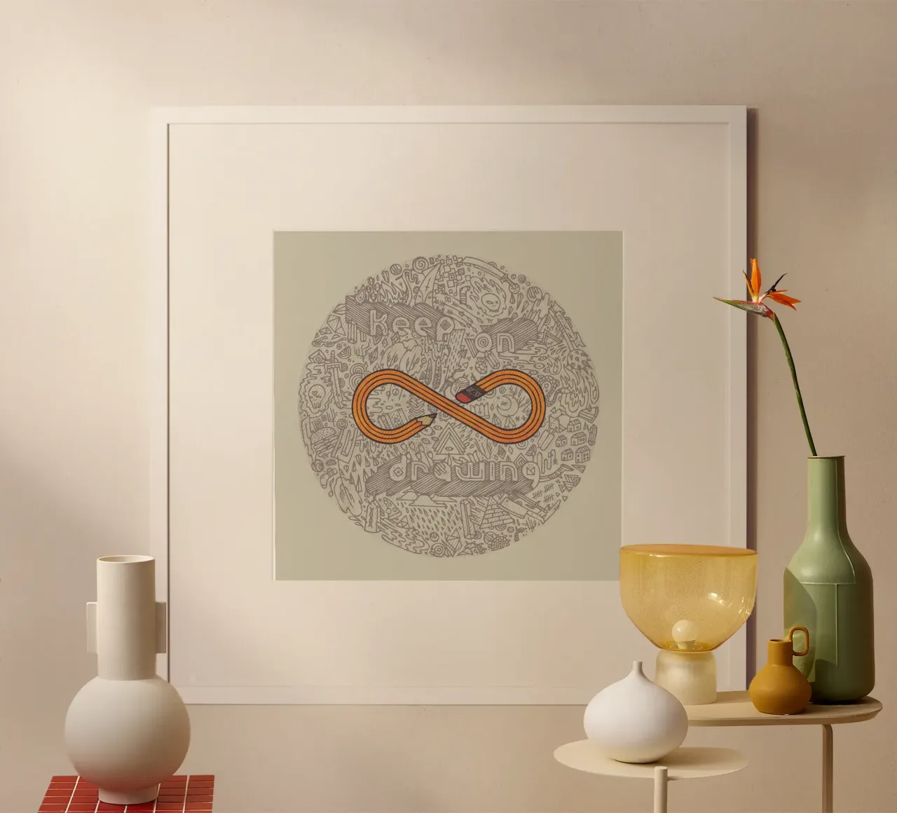 Keep On Drawing poster da againstbound