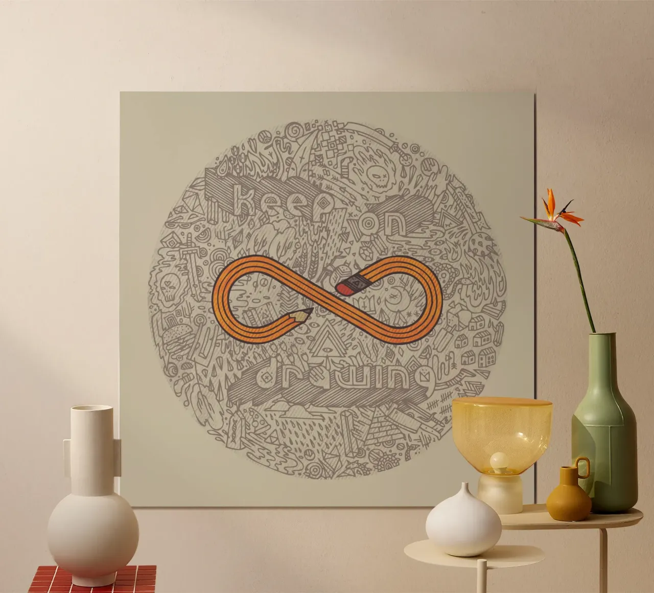 Keep On Drawing poster da againstbound