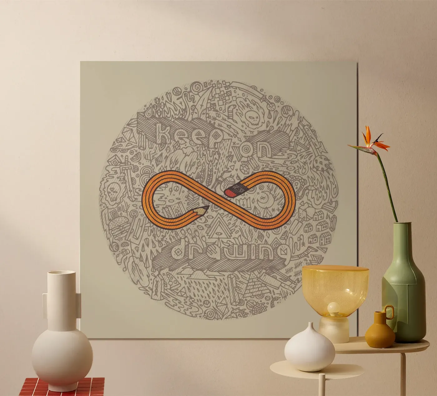 Keep On Drawing poster da againstbound