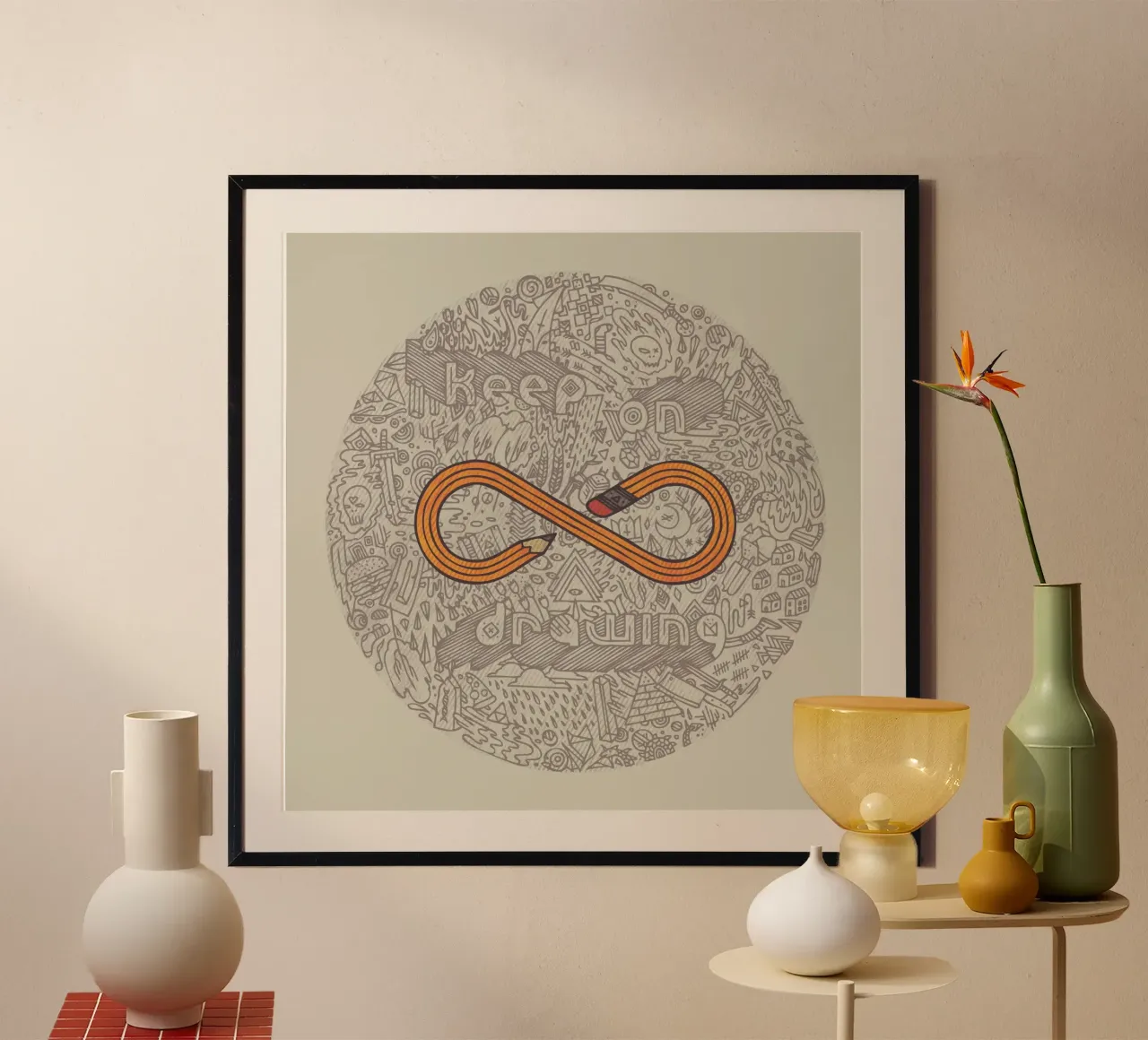 Keep On Drawing poster da againstbound