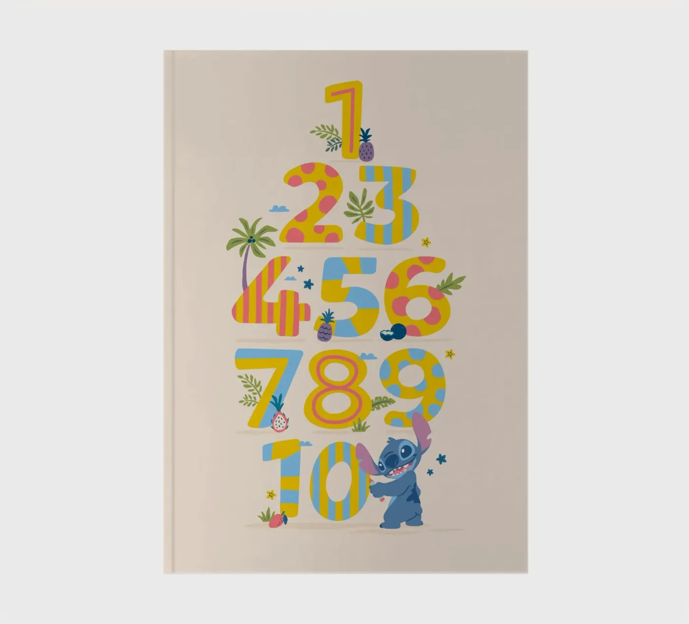 Stitch - Learn numbers Notizbuch von Stitch