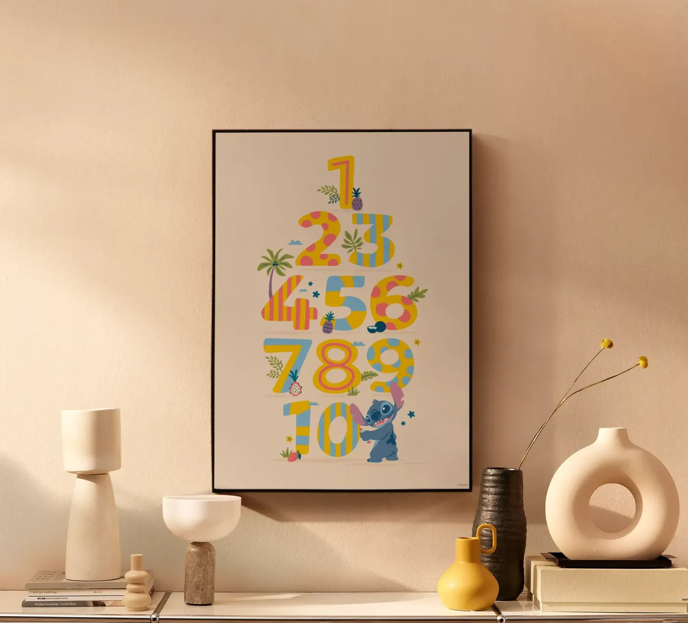 Stitch - Learn numbers Acryl-Glas von Stitch