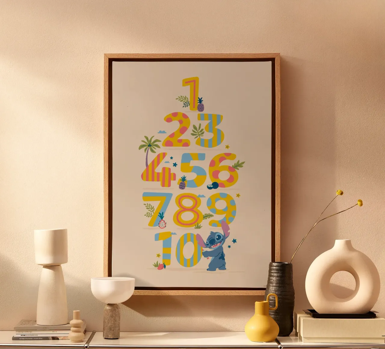 Stitch - Learn numbers canvas by Stitch