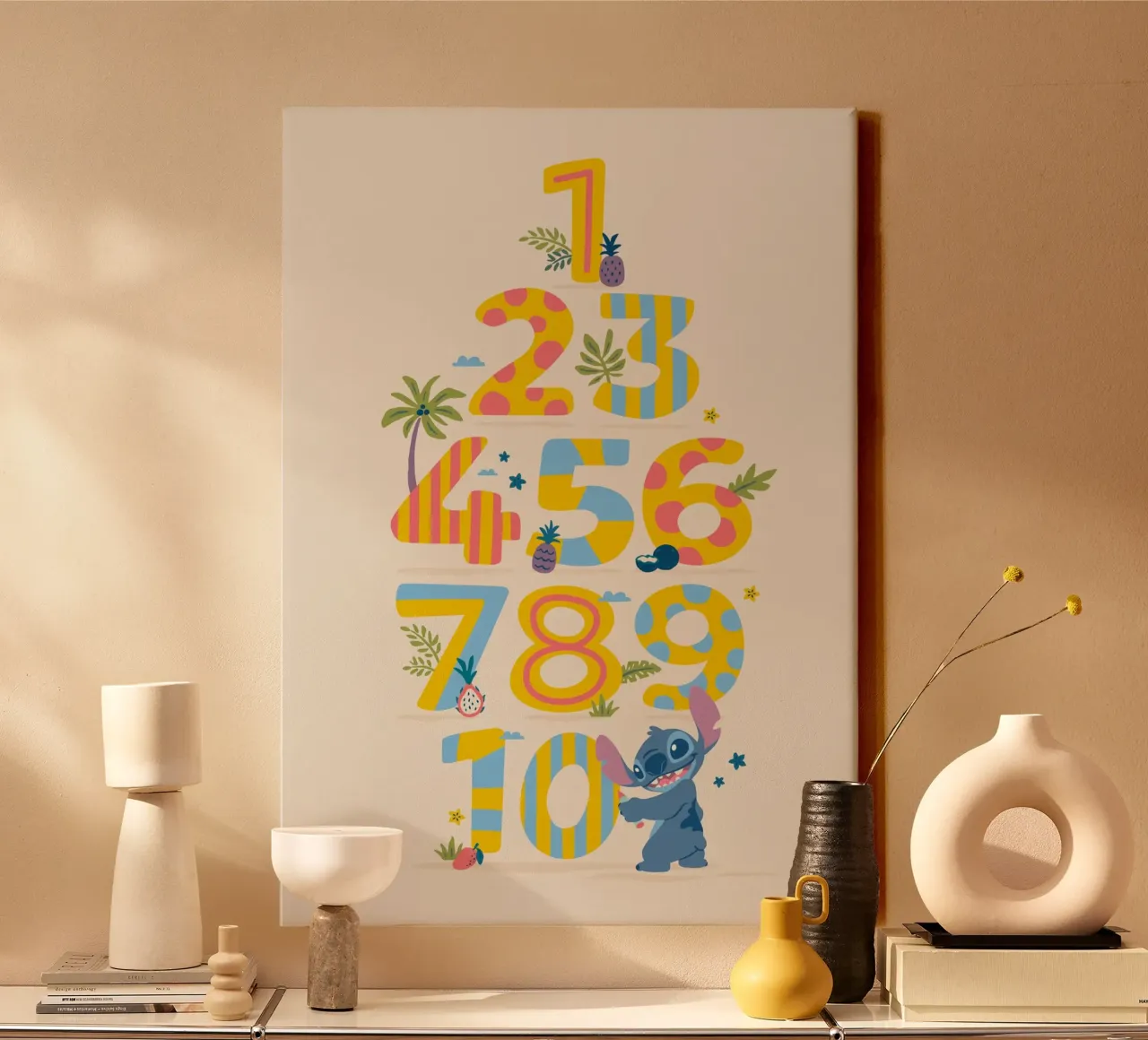 Stitch - Learn numbers canvas by Stitch