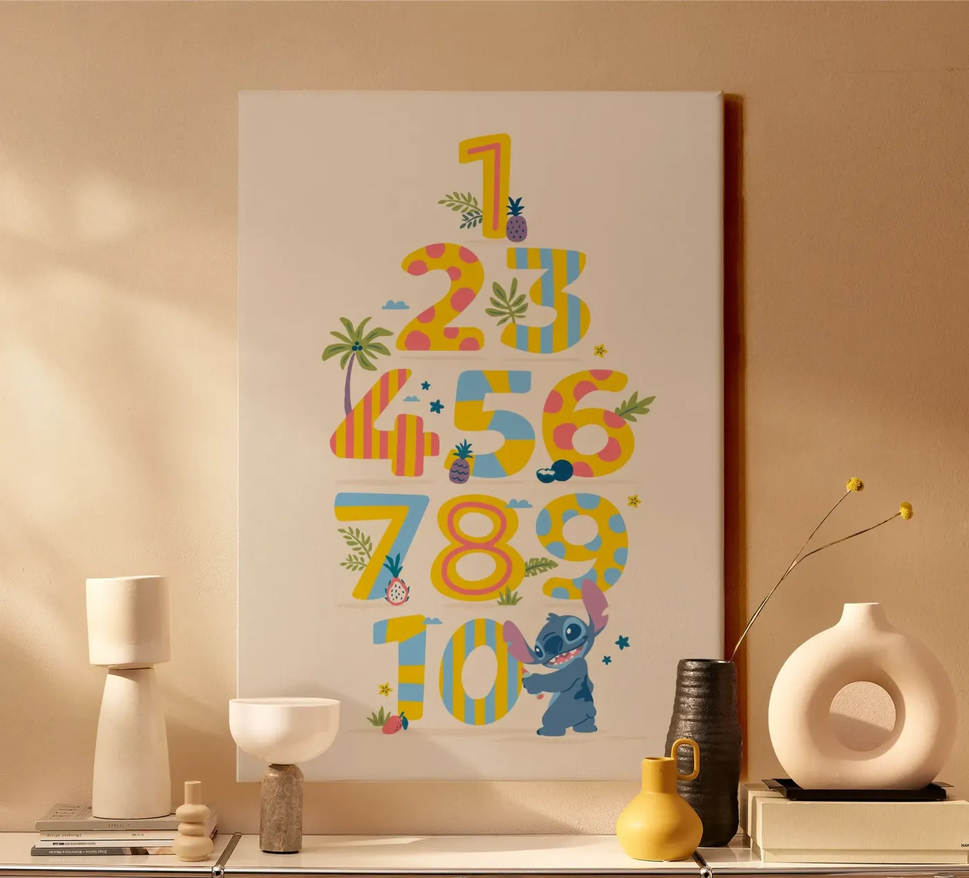 Stitch - Apprendre les chiffres toile de Stitch