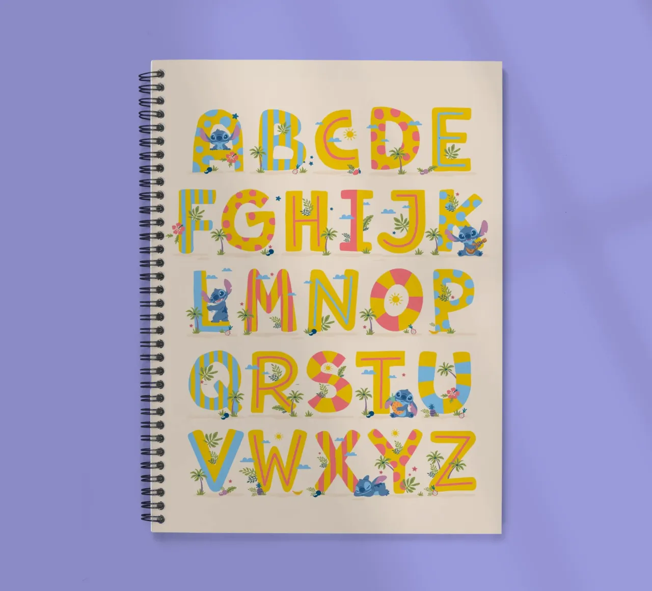 Stitch - ABC Learning spiral notebook by Stitch