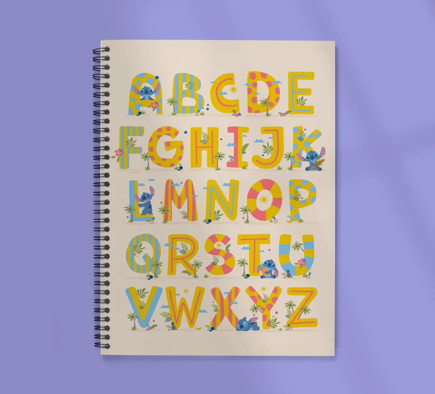 Stitch - ABC Leren notitieboek met spiraal van Stitch