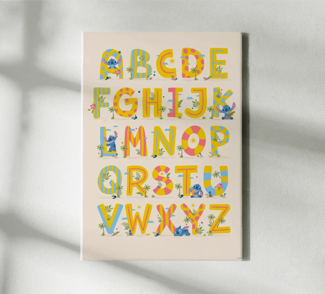 Stitch - ABC Learning canvas by Stitch