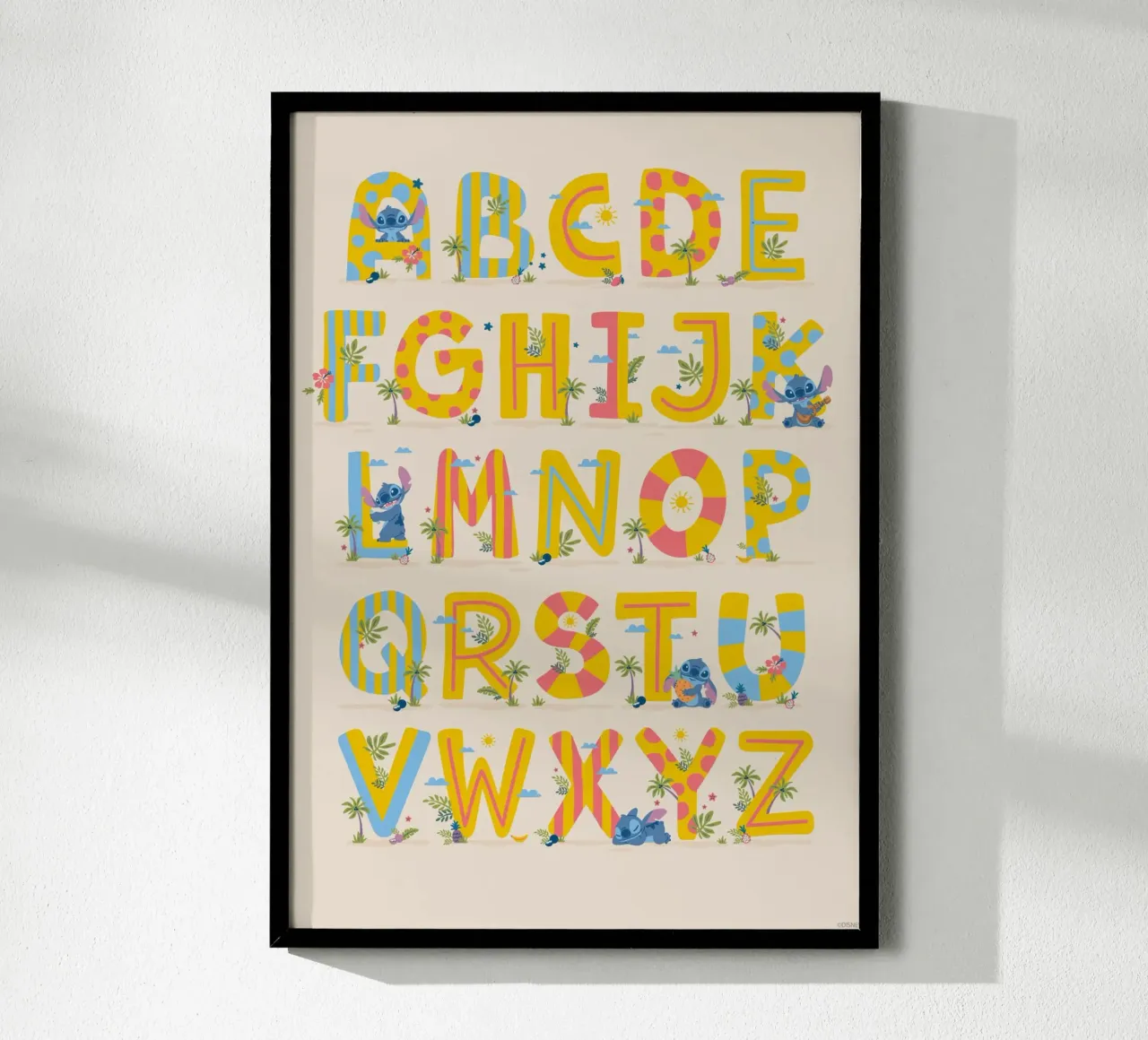 Punto - ABC Learning poster da Stitch