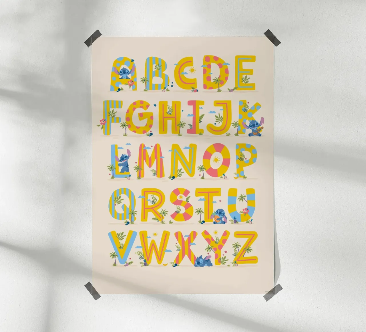 Punto - ABC Learning poster da Stitch