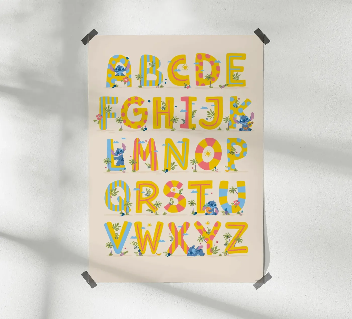 Stitch - ABC Leren hahnemühle van Stitch