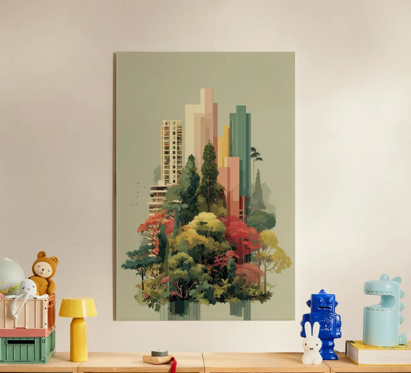 Urban Canopy acryl van Geometrica