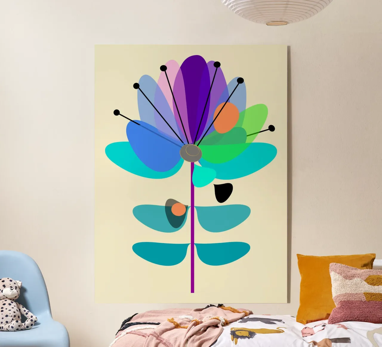 Multicolor Bloom plexiglass da MirimoDesign