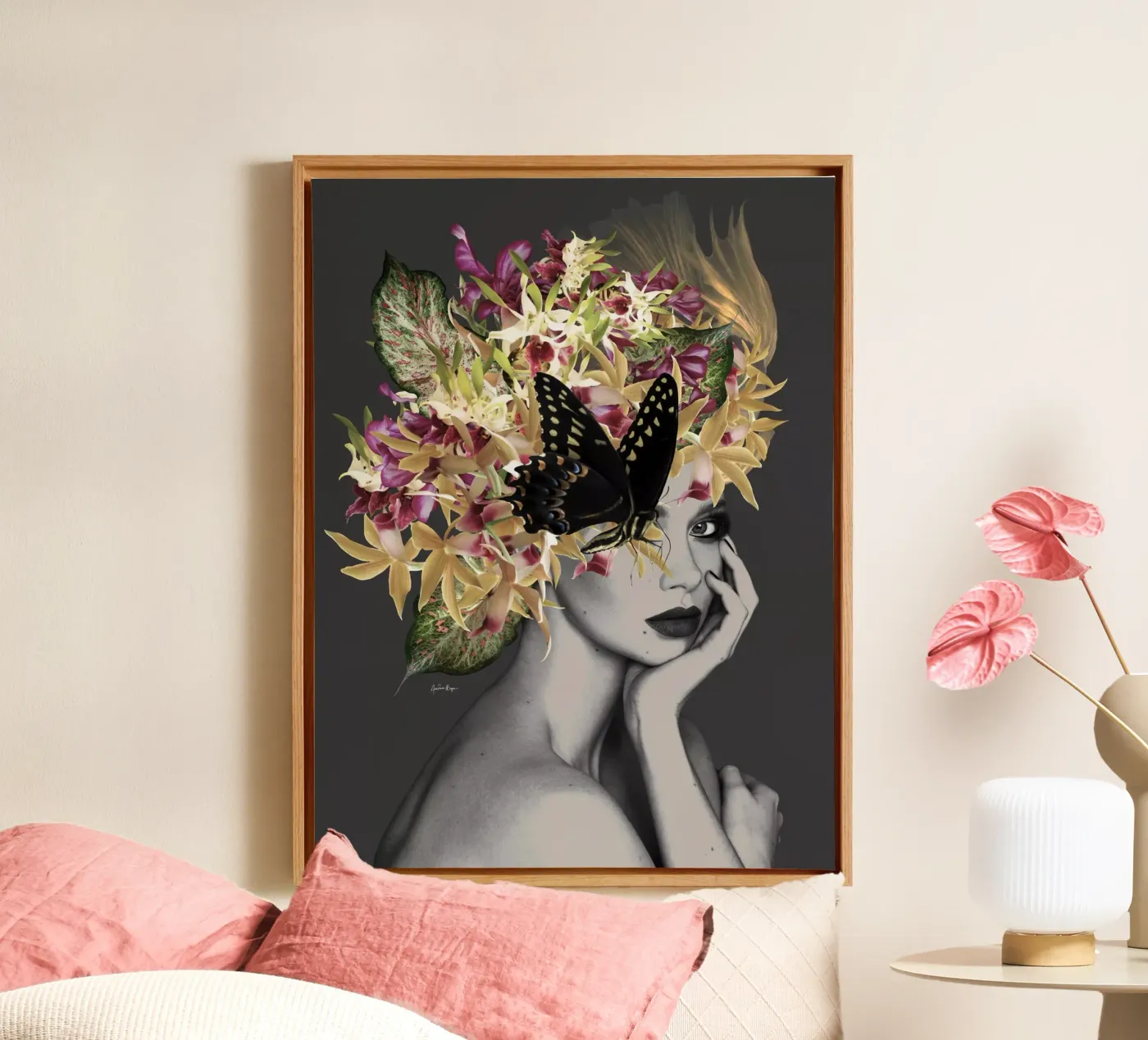 Anna canvas van Ana Paula Hoppe
