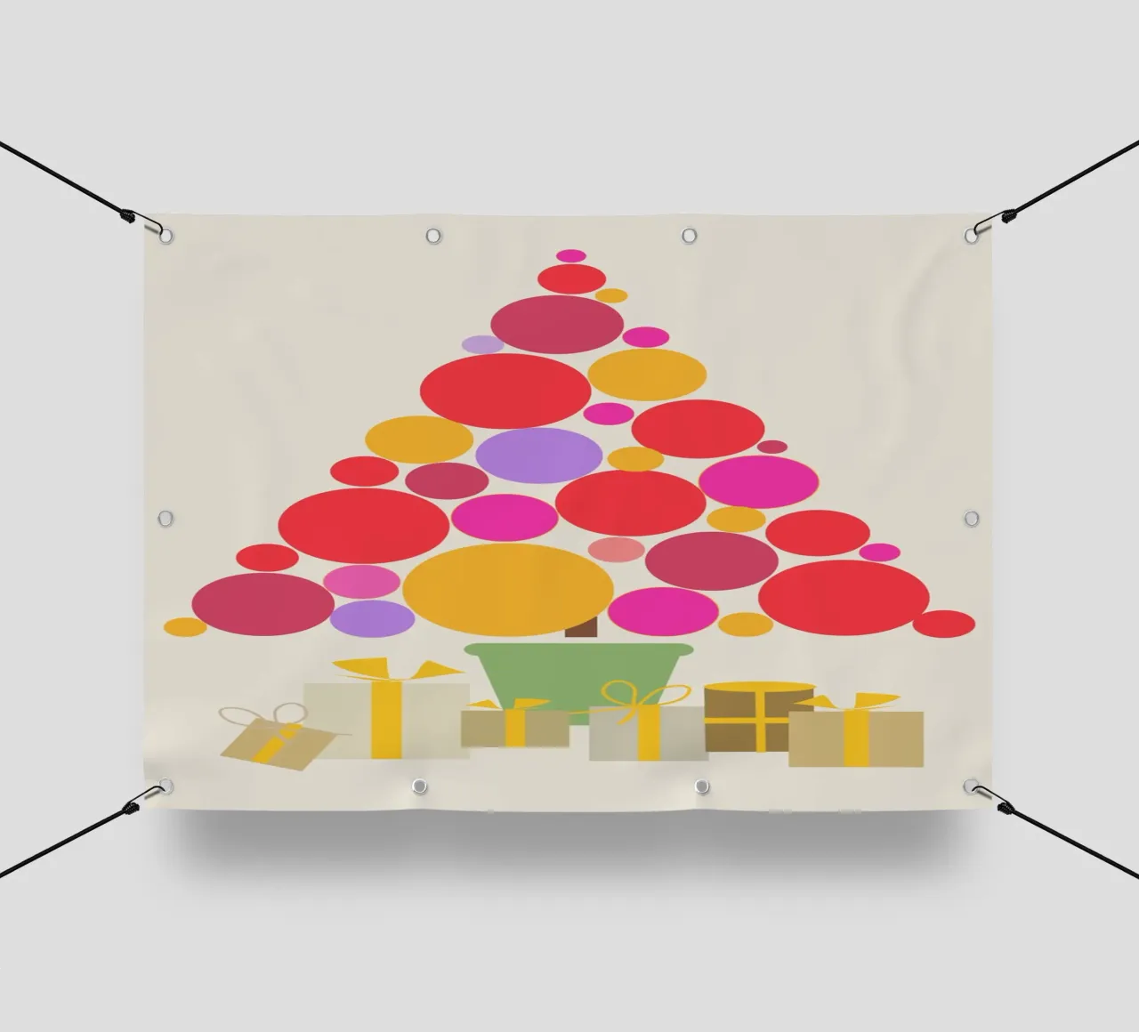 Fun Christmas Tree telo in pvc da MirimoDesign