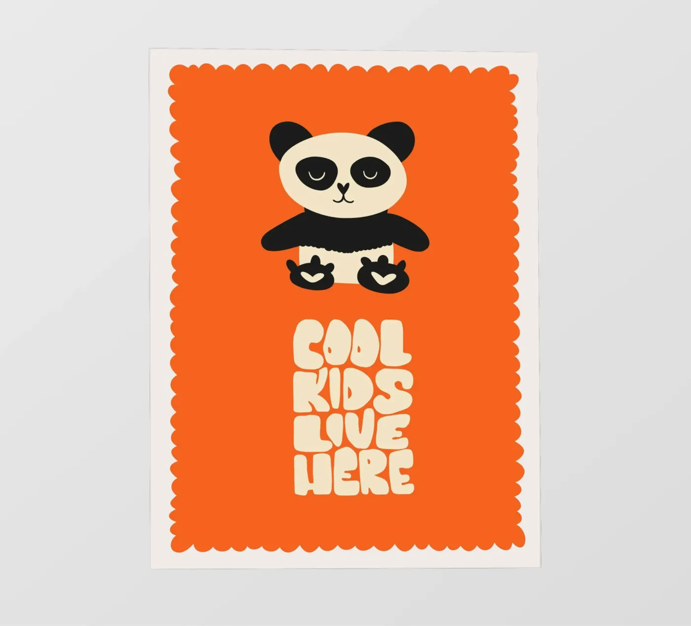 Panda Bear pellicola backlit da 🐹 BABY ART PRINTS