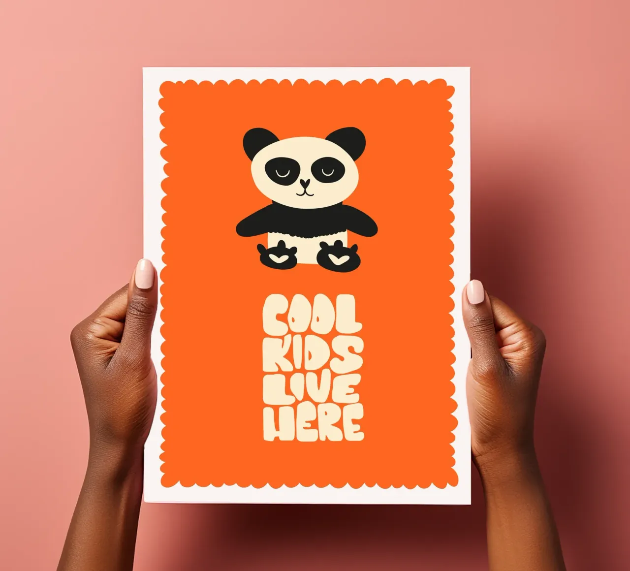 Panda Bear sticker sheet by 🐹 BABY ART PRINTS